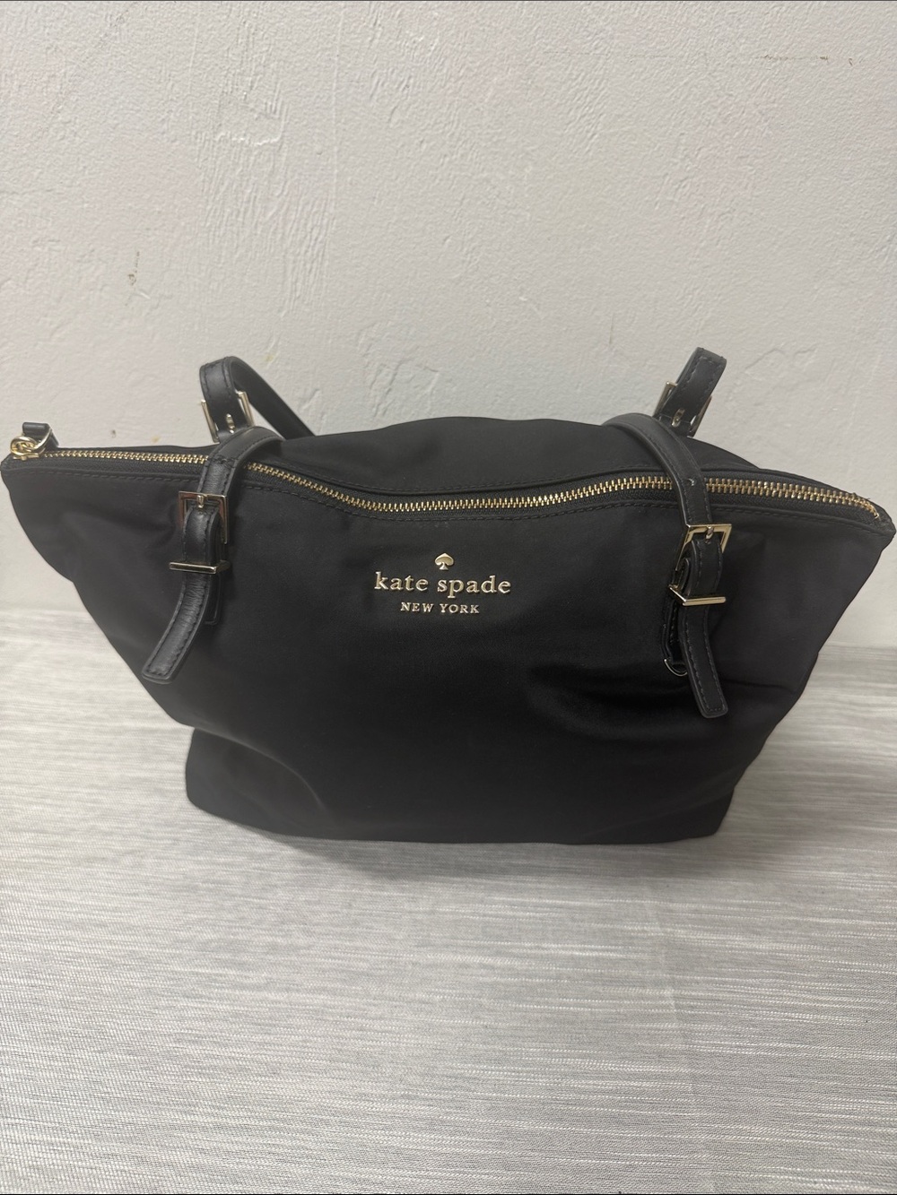 kate spade Black Tote with Gold Hardware - Picture 6 of 6